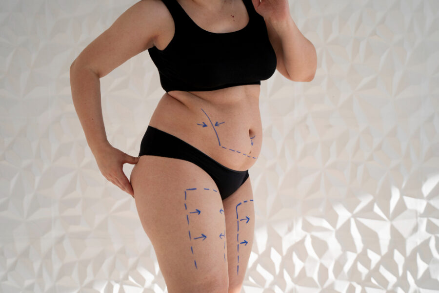 Préparation à une intervention de liposuccion pour aspirer les adipocytes